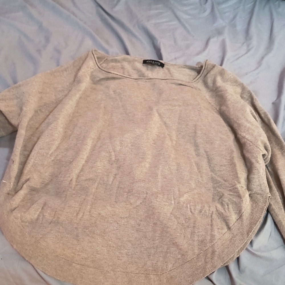 Off the shoulder beige sweater from local boutique size s/m